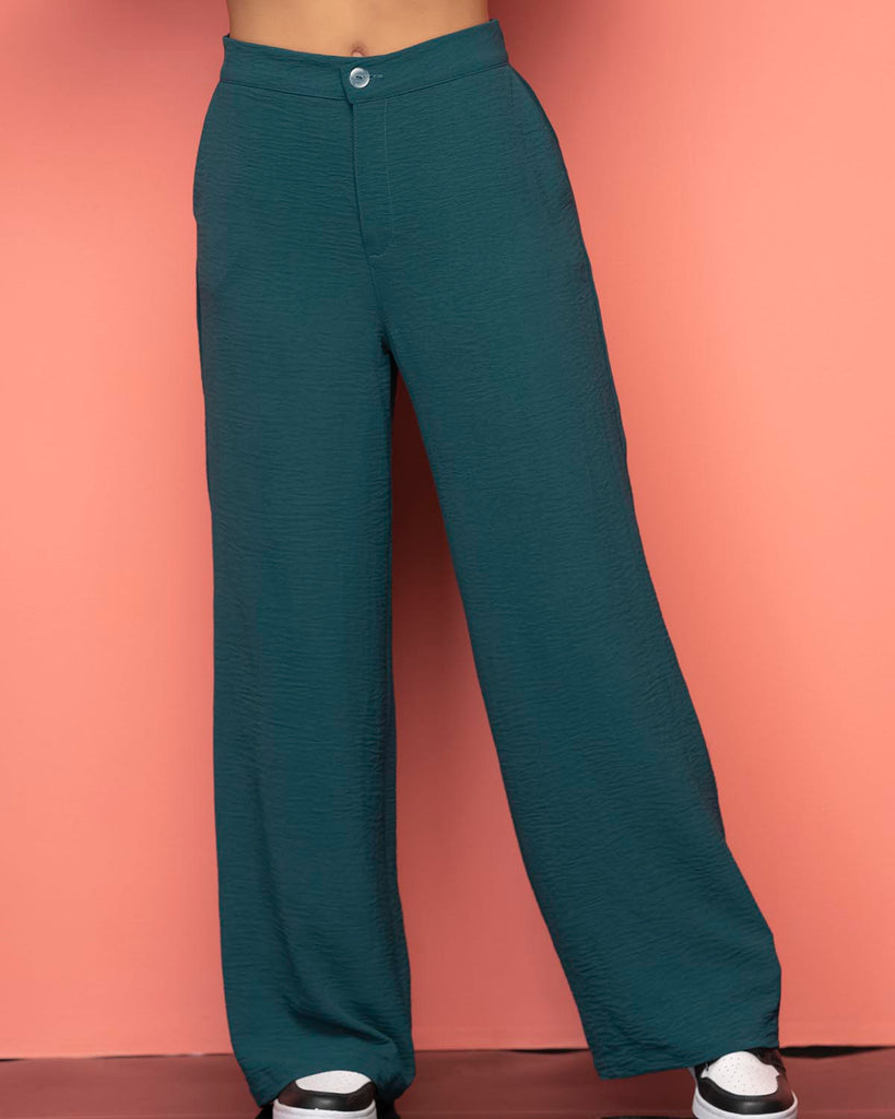 Pantalon verde hotsell oscuro mujer